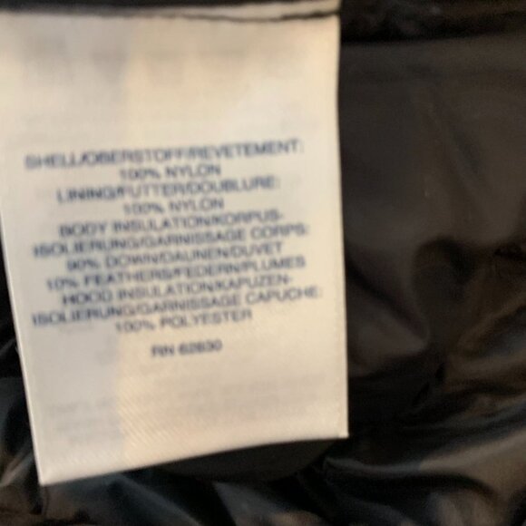 NWOT Lands End Coat, Womens down ultra light packable black Sz XS Petite Jacket - Picture 11 of 13